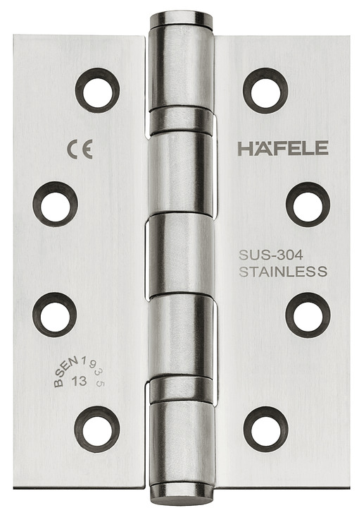 Hafele Butt Hinge Sqr 102x76mm 304 SSS
