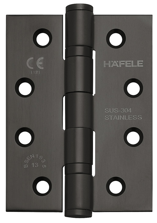 Hafele Butt Hinge Sqr 102x76mm 304 Stainless Steel MB