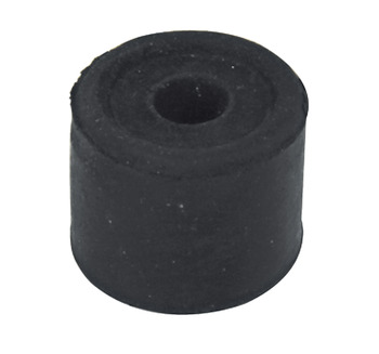 Door Stop/Floor D34x26mm Rubber Black