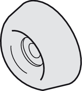 Rubber Buffer D29x11mm Screw Fix 941.60.051