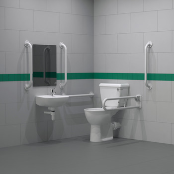Nyma Pro Doc M Fixing Centres Toilet Set Wht 9016
