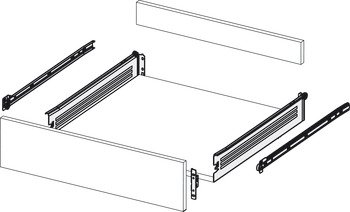 Supra-86 Drawer Set 86x450mm White 9001 555.50.704