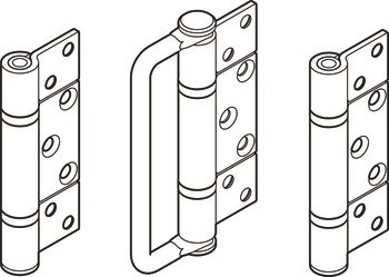 HafeleFld 100U Hinge Handle Set 316 SSS 943.32.074