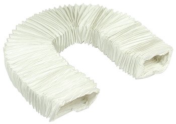 Manrose 110x54mm Flx Hose Rec PVC Wht 3m 565.30.791