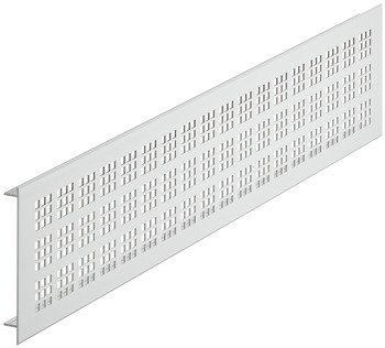 Ventilation Grille Phillips Sqr 100x500mm Anodised Silver Fire Rated 575.27.934