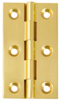 Broad Style Hinge 64x35mm Brass Polished Brass 354.19.820