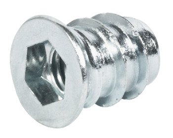 Screw-In Sleeve M8 D14x17mm SW8 Steel Galvanised 030.10.885