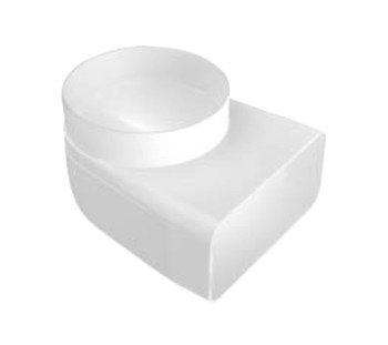 Manrose 150mm 90D Bend FR PVC Grey 565.30.823