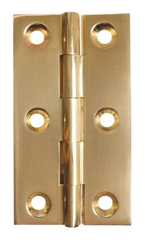Broad Style Hinge 75x42mm Brass Polished Brass 354.19.830