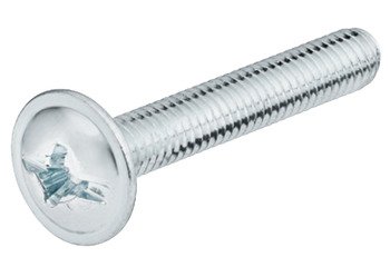 BP Handle Screw Flat/Combi M4x22mm Steel Glv 022.45.225