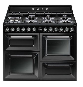 Smeg Vic TR4110BL1 Range Ckr DF Black/Stainless Steel 536.04.801