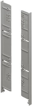 NPS Int Drawer Front Cover Cap 186mm Stn 551.89.571