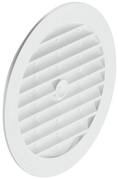 Ventilation Grille Rectangle D123mm Plastic White 571.67.718
