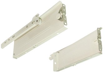 Metal Drawer Sides 150/350mm Steel CrWht 558.56.332