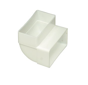 Manrose 220x90mm 90D Vrt Conn PVC Grey 565.30.764
