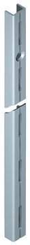 Supp Chnl Sgl Slot 1495mm PC Steel Silver Col