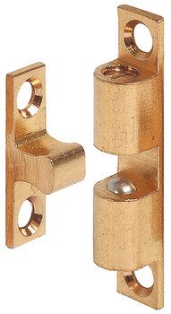 Twin Ball Catch 60mm Brass 244.20.016