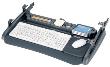 Izon Del Keyboard Tray 45kg Steel Black PC 632.52.310