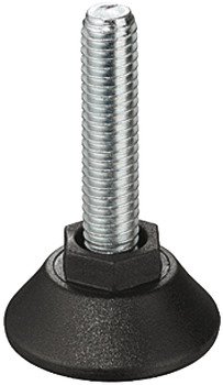 Adj Screw D46mm w Fixed Foot M10x50mm 651.01.500