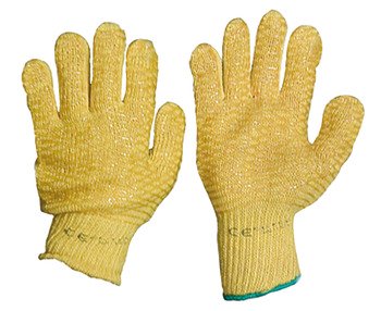 CrissCross Gloves Yellow Nylon/Cotton OS 007.64.070