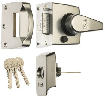 BS 8621 Nightlatch Keyless 60/90mm Polished Brass 911.23.489