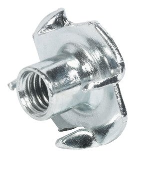 T-Nut Four Prong M6 D19mm Steel Brt 031.00.267