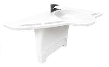 Ropox Support Washbasin Basic LH Wht 588.49.010