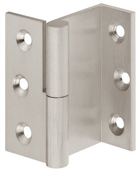 Cranked Hinge 50x35mm LH Brass MNP 307.01.636