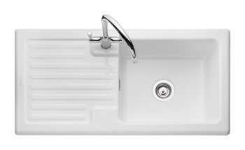 Rectangle Rustic CRT10101WH 1.0B Sink Cer Wht 565.63.751