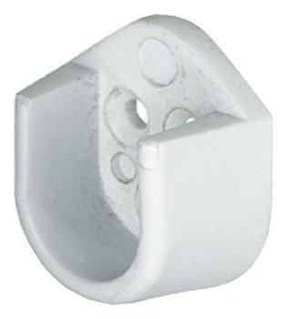 WithRobe Rail (Oval) End Supp Screw Plastic Wht 803.21.740