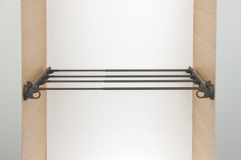 WithRobe System+ PO Adj Width 7kg Wht/Aluminium 807.80.712