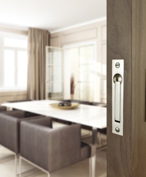 Edge Flush Pull Handle 127x25mm Brass SN 901.03.496