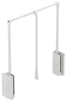 2004 WithRobe Pull Rail 600-1000mm Wht/Wht 805.20.632