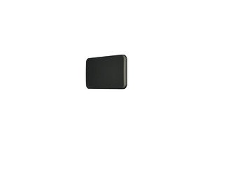 Kinvaro D-M Cover Cap 165x90mm Plastic Black 372.90.900