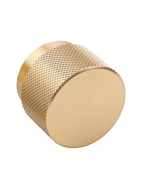 Graf Big Knob Aluminium Dk Bru Brass D38x30mm 106.66.101