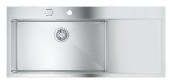 Grohe K1000 1160mm 1.0B Sink/Drain RH Stainless Steel 570.40.442