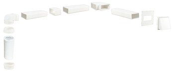 Manrose 110-110mm WP Cwl Duct Set 3m Brw 565.30.150