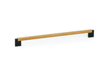 Duo Mini D Handle Aluminium Lava/Oak 320mm Fixing Centres