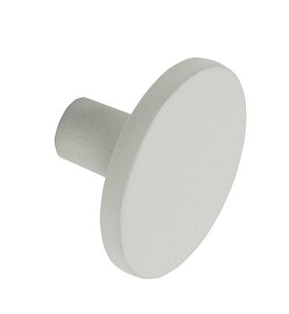 Como Knob Zinc Alloy Matte White D41x25mm 106.66.288