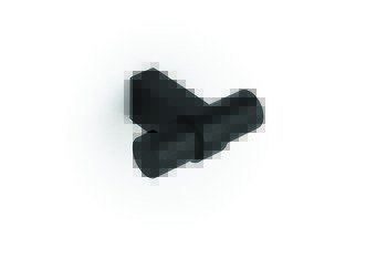 Torre T Knob Aluminium Bru Black 52x45x20mm 111.75.612