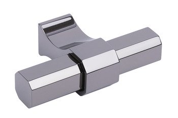 Tiberius T Knob Aluminium Black Nlk 60x36mm 112.85.095