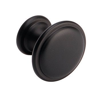 Knightsbridge Knob Zinc Alloy Black D30x23mm 118.06.619
