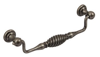 Twister Drop Handle Zinc Alloy Antique Pew 160mm Fixing Centres 119.20.921