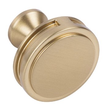 Oberon Knob Zinc Alloy Gold Champ D35x30mm 133.50.618