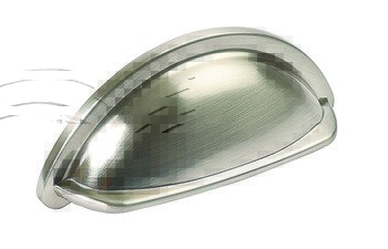 Ariel Cup Handle Zinc Alloy Brush Nickel 76mm Fixing Centres