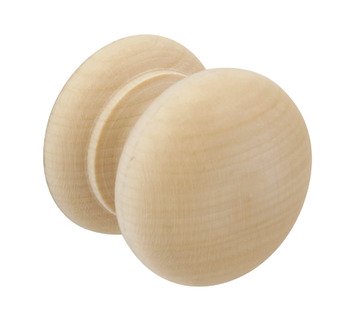 Turned EndGrain Knob Unfin Oak D44x39mm 195.77.402