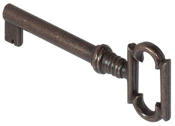 Key 38x6x8mm Shank Sqr Zinc Alloy Bronze/Brushed 201.88.185