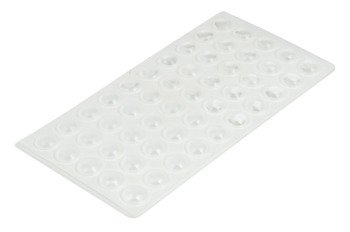 Door Buffer D10x3mm Block Plastic Trans x50pc 356.22.420