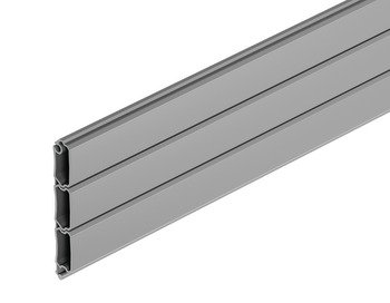 Tambour Door 3 Slats 45x2300mm Plastic Grey 442.06.020