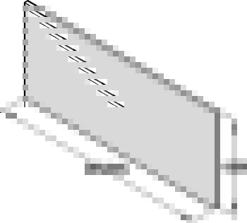 MXS FSC Certified DrwBck Pan 16/199/1000mm Grey